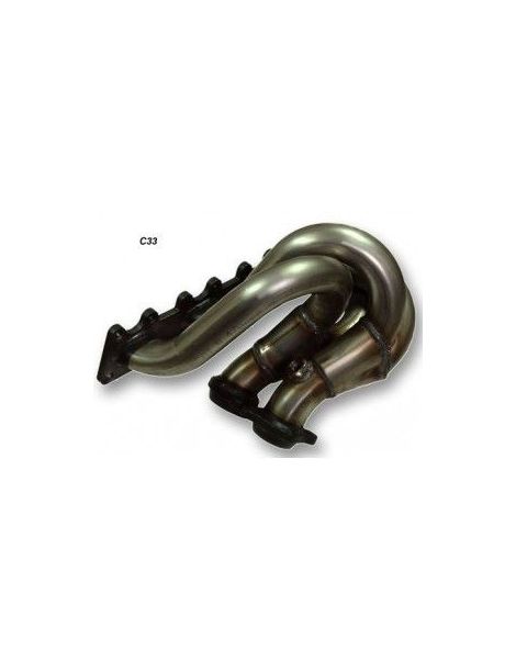RC RACING 4-into-2 stainless steel exhaust manifold for MERCEDES BENZ C220 Engine W202 03/93-