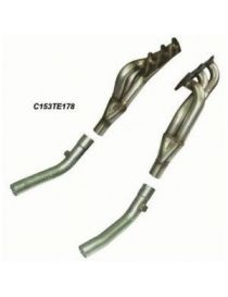 OPEL OMEGA B 3.0 V6 24V 210cv 96- Spruitstuks 3 en 1 (het paar) met verbindingsbuizen roestvrij staal RC RACING