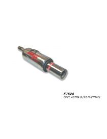 OPEL ASTRA F 1.4 8V 60cv 07/91-96 Silencieux Groupe N inox RC RACING