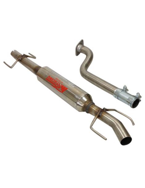 Silenciador intermedio de acero inoxidable RC RACING para OPEL ASTRA G 1.6 16V 100 CV Motor Z16XE 2001-2003