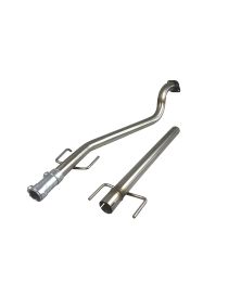 Tubo intermedio in acciaio inox RC RACING per OPEL ASTRA G 2.2 16V COUPE 147hp Motore Z22SE 10/2000-