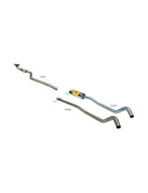 OPEL CORSA C 1.2 16V 75cv 2000- Endschalldämpfer intermediaire Edelstahl RC RACING