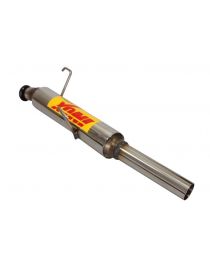 PEUGEOT 206 CC 1.6 16V TU5JP4 109hp 09/2000-03/2003 RC RACING Group N Exhaust Silencer