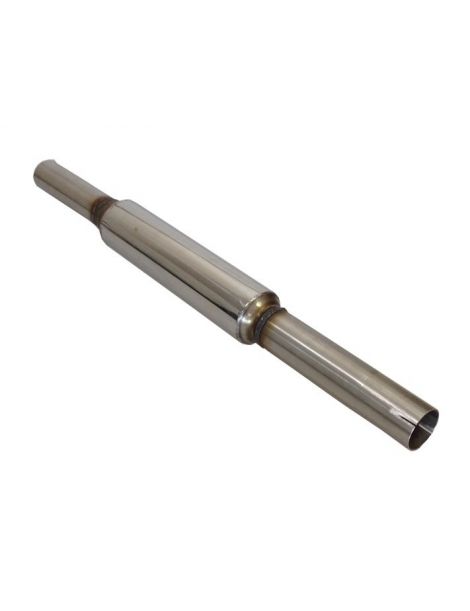 Silenciador intermedio primario de acero inoxidable RC RACING para SEAT TOLEDO 1.8 GT 16V 136cv Motor KR 02/91-11/92