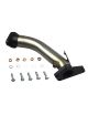 Tube afrique/ decatalyseur inox RC RACING reference TS189-1