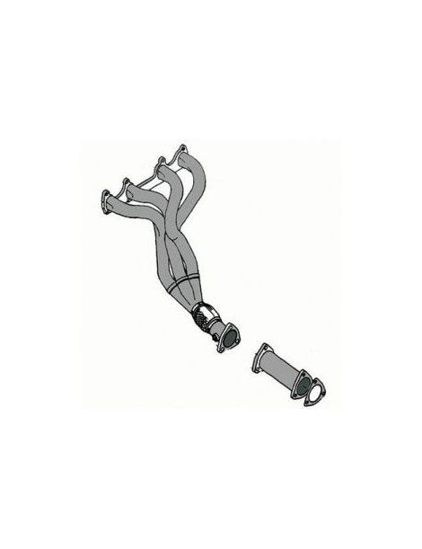 RC RACING 4-in-1 roestvrijstalen uitlaatspruitstuk voor VOLKSWAGEN GOLF II G60 1.8 8V 160pk