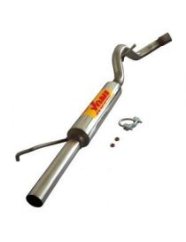 RC RACING roestvrijstalen Group N uitlaat voor VOLKSWAGEN GOLF IV 1.8 GTI TURBO 180pk motor AUQ 05/01-06/04