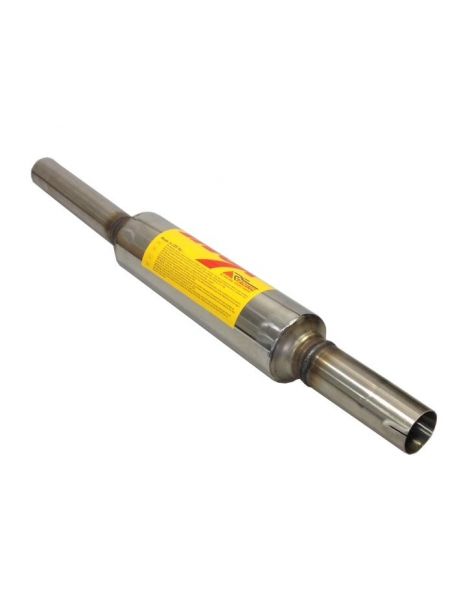 Silenciador intermedio primario de acero inoxidable RC RACING para Volkswagen Golf II 1.8 16V 139 CV Motor KR 06/85-10/91