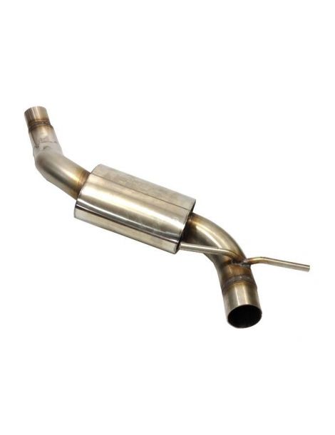 Silenziatore intermedio/secondario in acciaio inox RC RACING per VOLKSWAGEN GOLF III 2.0 GTI 16V 150 CV Motore ABF 11/91-08/93