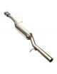 Silenziatore intermedio in acciaio inox RC RACING per VOLKSWAGEN GOLF IV 1.9 TDI 4*4 130 CV 00-