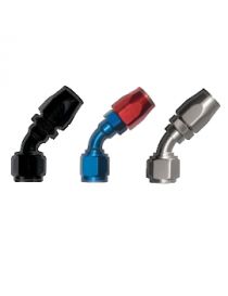 AN4 Raccord coudé 45° Dash4 UNF JIC 7/16"-20