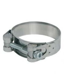 Collier inox renforcé NSB pour durite silicone diamètre intérieur 2,75" ou 70mm 