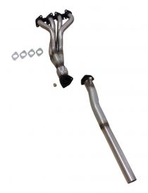 Collettore 4 in 1 in acciaio inox per VW GOLF III 2.0I 16V 95-98 150HP Motore ABF, CATALIZZATORE RIMOSSO