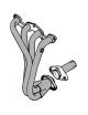 Colector de escape 4 en 1 de acero inoxidable para Volkswagen Polo 1.0 8V 45 CV Motor AEV 94-97
