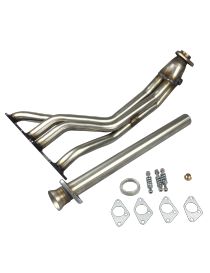 Collecteur avec tube de connexion inox RC RACING reference KCE1ITE1A