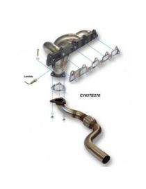 Collettore 4 in 1 in acciaio inox per OPEL Astra G 1.8 16V 115 CV Motore X18XE1 98-01