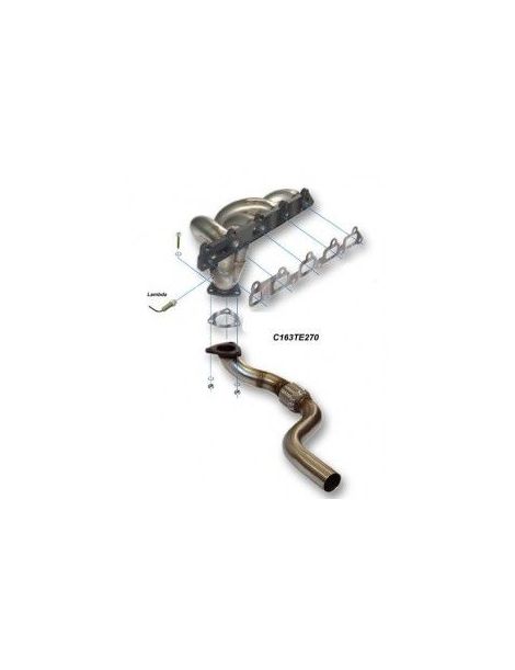 4-in-1 stainless steel manifold for OPEL Astra G 1.8 16V 115hp Engine X18XE1 98-01