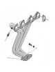 Collettore 4 in 1 in acciaio inox per FORD FIESTA 96 1.3I 8V 96- 60HP.