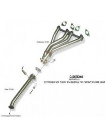 4-in-1 roestvrijstalen spruitstuk voor CITROEN ZX 1.6 8V 90pk motor XU5JP 91-98