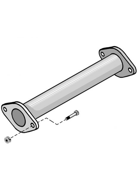 NISSAN 200 SX 95- Downpipe ohne Kat Auspuff RC RACING