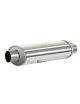 57/73mm - Silencieux inox POWERSPRINT double entrées/simple sortie à souder, corps 220x140mm, longueur 450mm