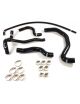 PEUGEOT 206 S16 (sans échangeur eau/huile, depuis OPR 09492) Kit 5 durites silicone eau REDOX avec colliers