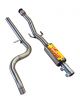 Escape intermedio PEUGEOT 207 RC con silenciador RC RACING