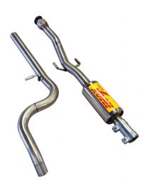 Escape intermedio PEUGEOT 207 RC con silenciador RC RACING