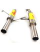 Escape RC RACING Grupo N de acero inoxidable para RENAULT Clio 2 RS 2.0 16V F4R 182 CV 01/2004-