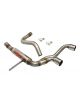 Scarico RC RACING in acciaio inox Gruppo N per RENAULT MEGANE II 2.0 16V TURBO 225 CV 2004-2009