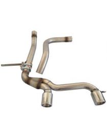 RENAULT Megane 2 RS 2.0 16V Turbo F4R 225hp 2004-2009 RC RACING Tubo di scarico in acciaio inossidabile