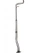 Tubo intermedio in acciaio inox RC RACING per CITROEN C2 1.6 16V VTS 125cv Mot. NFS(TU5JP4S) 07/04-