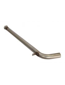 Tubo intermedio de acero inoxidable RC RACING sin para llamas para RENAULT MEGANE II RS 2.0 16V