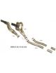 Collettori 3 in 1 (coppia) con tubi di collegamento in acciaio inox RC RACING per BMW 323I E-36 24V 95-