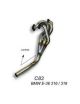 Colector de escape RC RACING 4 en 1 de acero inoxidable para BMW 316I E-36 Sedn 8V 100 CV Catalyst_e 90-98