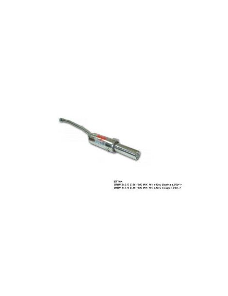 RC RACING Edelstahl-Auspuffanlage Gruppe N für BMW 318IS E-36 1.8 16V 140 PS 12/90-