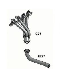 RC RACING 4-in-1 manifold w/ stainless steel connecting pipe for FORD ORION 1.8 16V 130hp Engine ZH-18 08/90-01/95