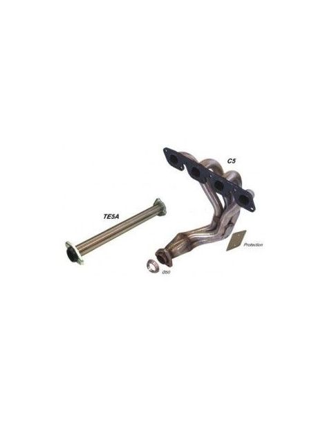 Colector RC RACING 4 en 1 con tubo de conexiÃ³n de acero inoxidable para FORD ESCORT 1.6 XR3I 108 CV 02/90-09/90