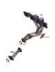 Colector RC RACING 4 en 1 con tubo de conexiÃ³n de acero inoxidable para FORD FIESTA 1.6 XR2 8V 110 CV 89-92