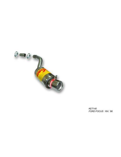 Escape Grupo N de acero inoxidable RC RACING para FORD FOCUS 1.8 TDCI 115 CV Motor D18TC 05/01-08/02