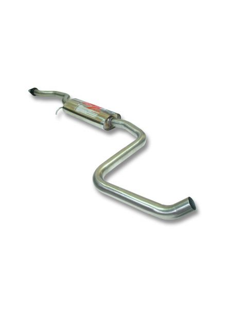 Silenziatore intermedio in acciaio inox RC RACING per FORD ESCORT 1.8 16V 90hp 92