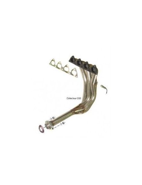 Collettore di scarico RC RACING 4 in 1 in acciaio inox per motore HONDA CIVIC 1.4 16V 75 CV D14A4 96-97