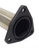 Descatalizador de acero inoxidable African Pipe / RC RACING para Honda Prelude 2.3 16V 160 hp Motor H23A2 92-