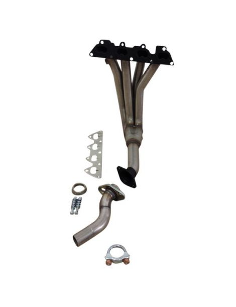Colector RC RACING 4 en 1 con tubo de conexiÃ³n de acero inoxidable para OPEL ASTRA G 1.6 16V 100 CV Motor X16XEL 98-01