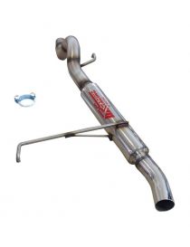 OPEL CORSA D OPC 1.6 TURBO 16V 192cv 10- Silenziatore Gruppo N acciaio inox RC RACING