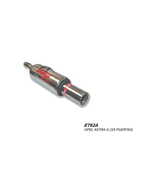 Escape RC RACING de acero inoxidable Grupo N para OPEL ASTRA F 1.6 8V 71 CV Motor X16SZ 93-96