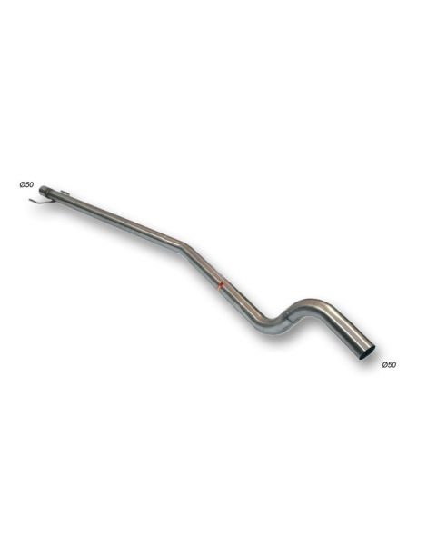 Tubo intermedio in acciaio inox RC RACING per OPEL ASTRA H 1.7 CDTI 100 CV Motore Z17DTH 04-