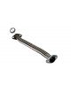 Tubo africano / Descatalizador de acero inoxidable RC RACING para OPEL ASTRA F 2.0 8V 115 CV 91-