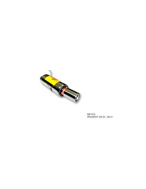 PEUGEOT 206 1.9 DIESEL 70cv 98- RC RACING Silenciador de escape Grupo N