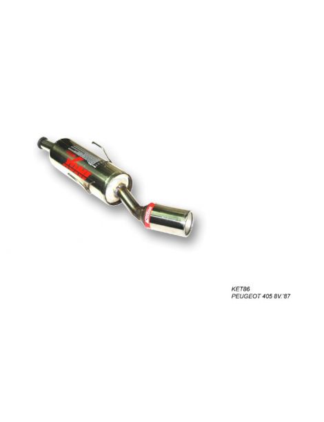 Silenciador de escape PEUGEOT 405 1.8 8V 87- RC RACING Grupo N
